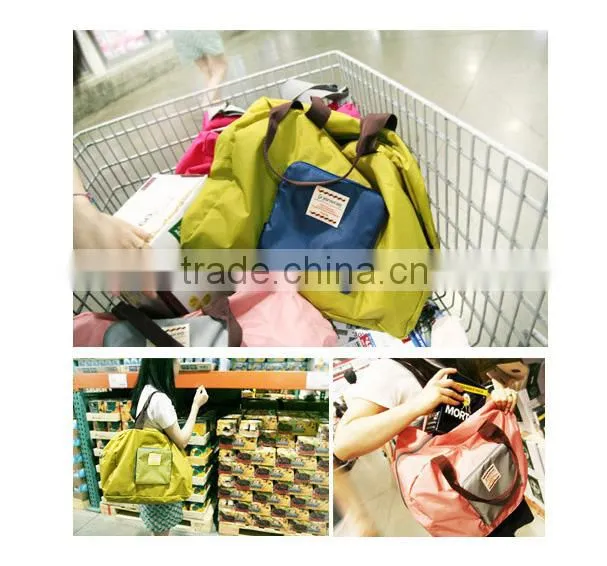 Portable shopping bag for travel