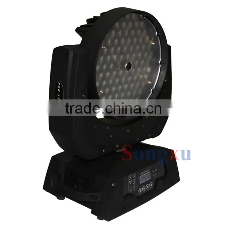 colorful lights 108x3w led zoom moving head wash led moving lights