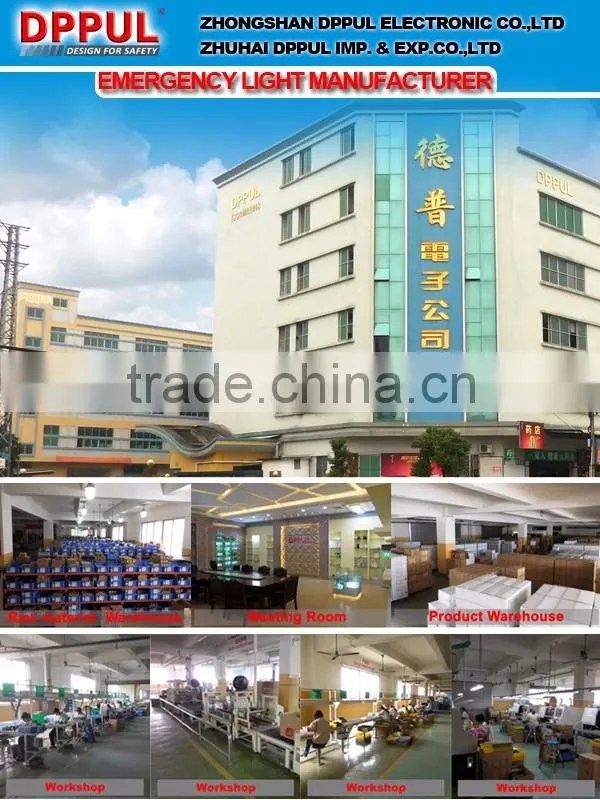 IP65 Waterproof Polycarbonate LED Emergency Industrial Bulkhead