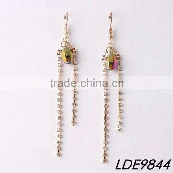 White heart earring star shaped adorable dangle earrings