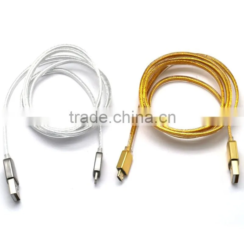 2015 Newest Crystal Perfume usb data charger cable for samsung