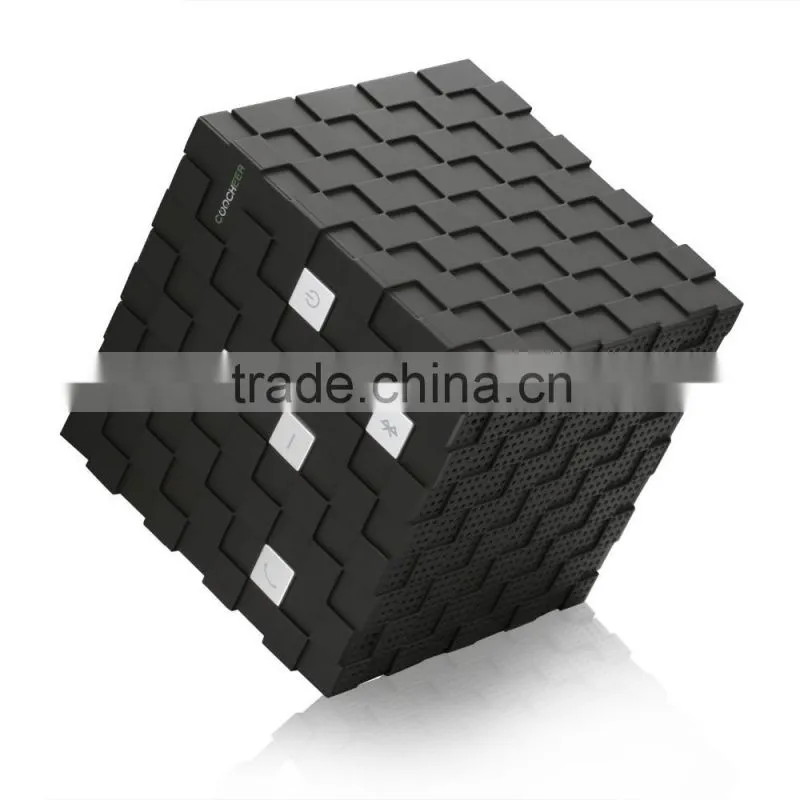 New Magic Cube Portable Wireless Bluetooth Speaker Black and White AM000081