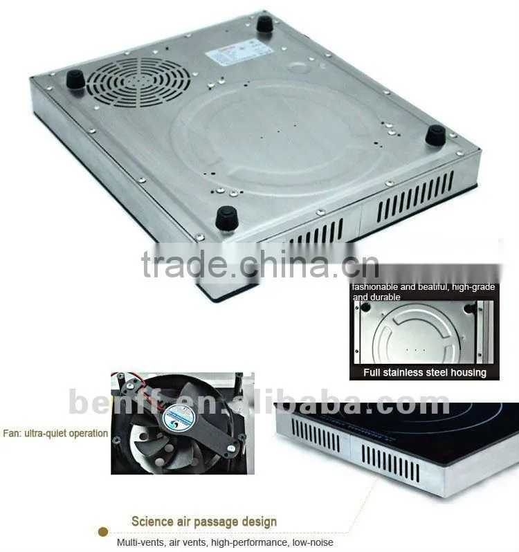 Aluminum alloy 2000w housing 4 digital display pallet stoves ceramic multi cooker