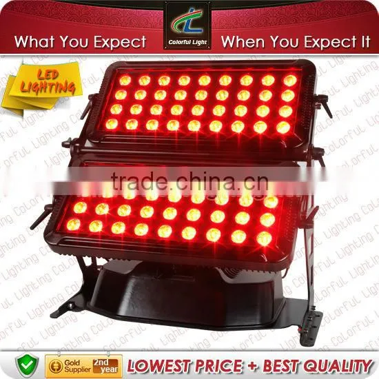 Outdoor IP65 Waterproof High Power 72pcs x 10W RGBW 4-in-1 led new wall washer led city color lights