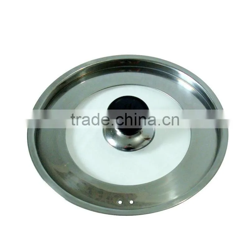 stainless steel 304 nonstick mini kitchen universal pot with seeable glass lid