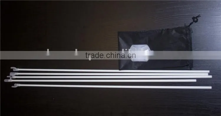 plastic black x banner stand