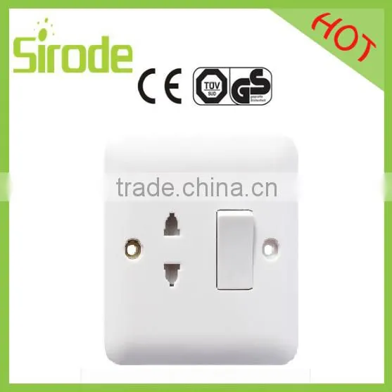 Bakelite materials 13A 1gang switches socket