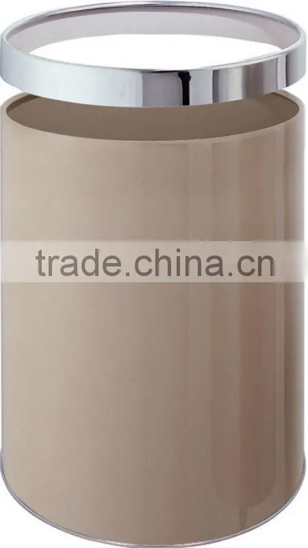 High quality leather cover dustbin