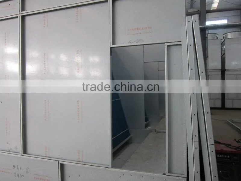 mixed flow series closed cooling tower