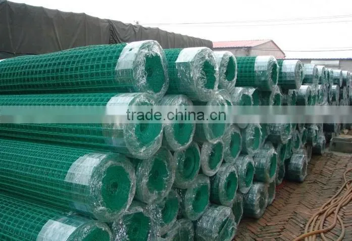 PVC coated welded holland wire mesh used for Euro Fence