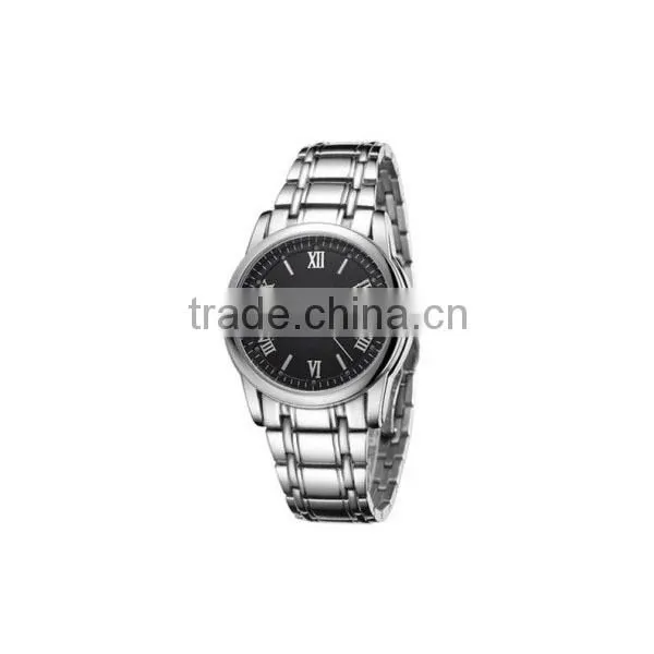Fashionable roman numberals stainless steel watch strap