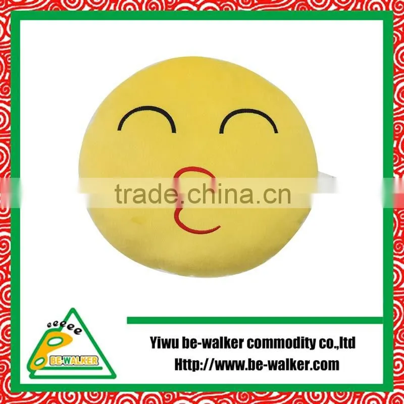 Hot Selling Cute Soft Funny Plush Face Seat Cushion And Pillow