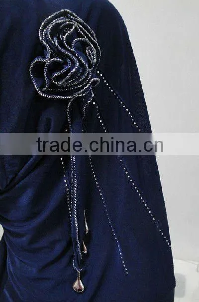 H070 latest muslim hijab with flower