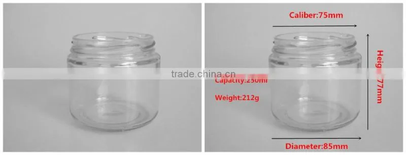 250ml Glass Material and Storage Bottles & Jars small glass candy storage jar