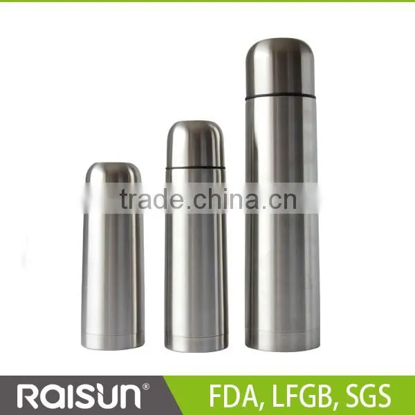 high vacuum double wall stainless steel bullet thermos flask 350ML 500ML