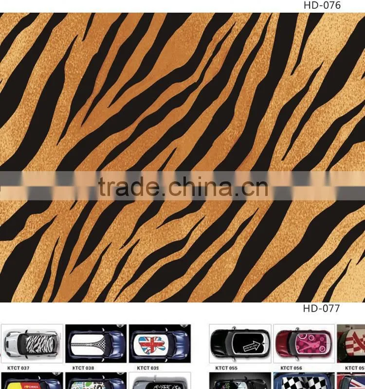 HD-073 Air Bubble Free High Definition Car Body Bomb Sticker Vehicle Vinyl