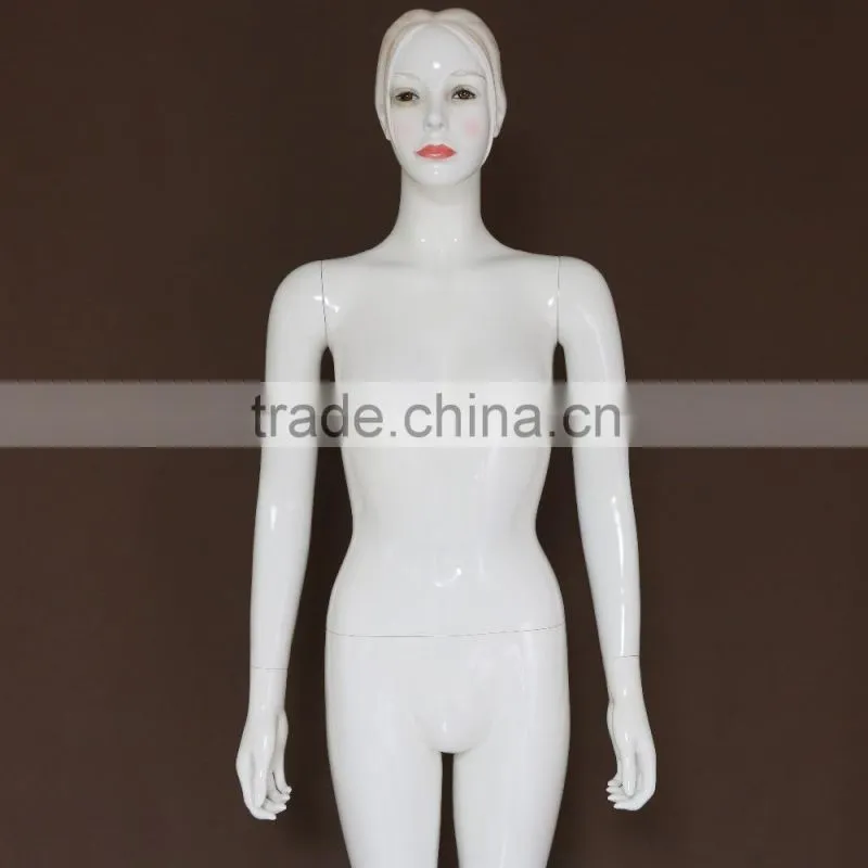 Fiber fashion display standing full body female mannequin