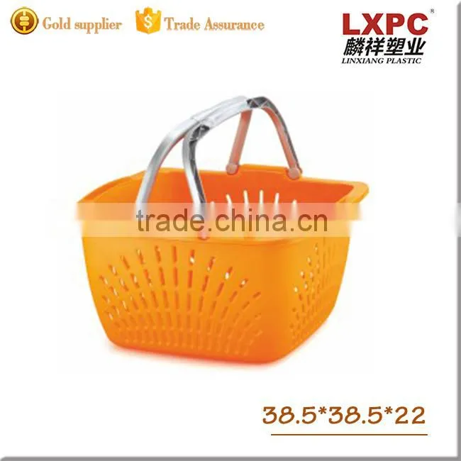 All color available handing plastic fruit basket