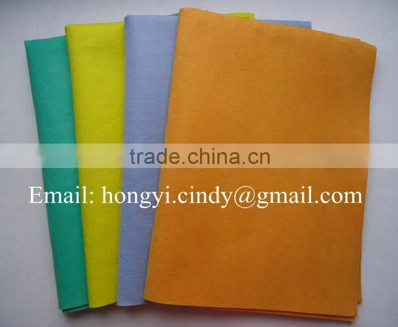 50x70cm needle punched germany nonwoven car wash cloth, car washing cloth