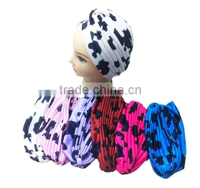Turban Head Wrap Band headband Hat Cap Chemo Bandana leopard