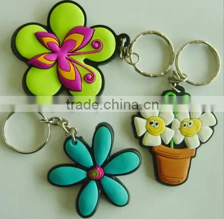 New arrival customized design shape soft pvc keychain manufacturers in china