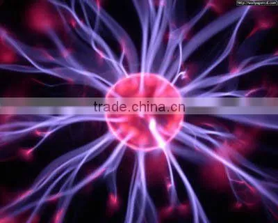 8" PLASMA NEBULA BALL Lightning Electricity Party Light TOUCH & SOUND Activated