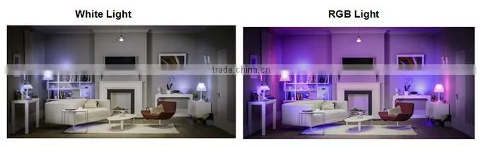 2015 new ablibaba product Zigbee control e27 6w led bulb smart lighting/internet remote control 6w LED smart lighting