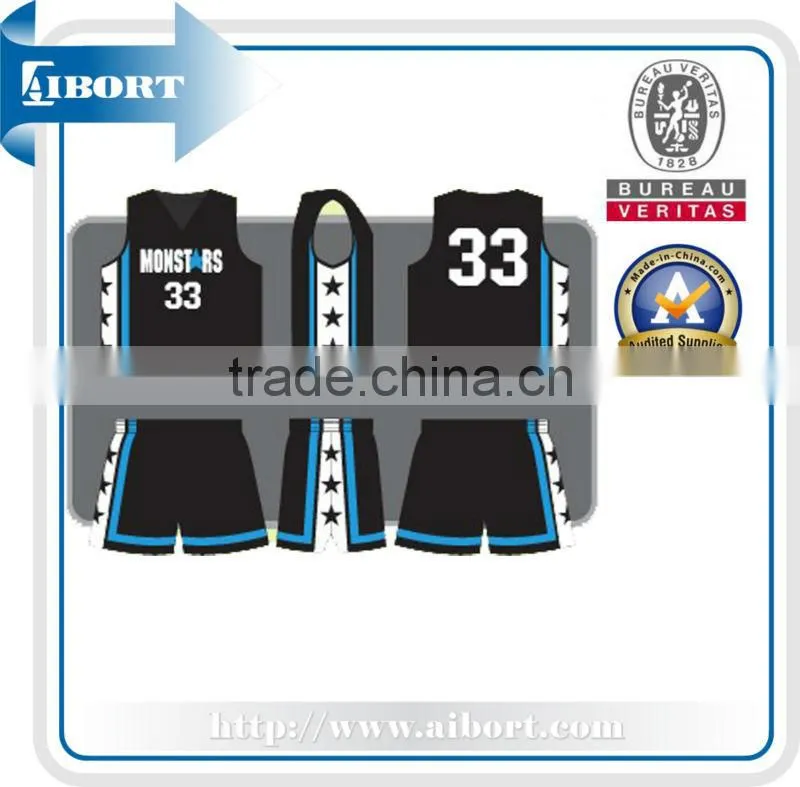 SUBBS-330 plus size polyester basketball kits 2013