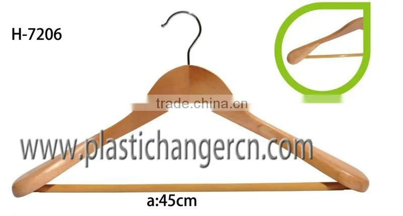 high quality wooden coat hanger, quality clothes hanger