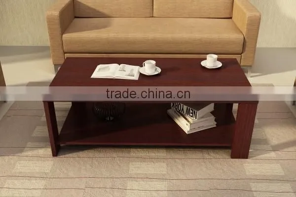 Lastest new design coffee table wooden tea table customized brand