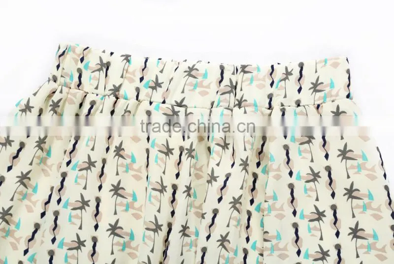 Fashion Casual printed lady skirt
