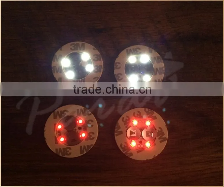 2015 Adhesive stick on led flashing mini sticker for bottle