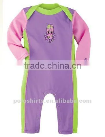 Kids PBT Swimwear Swimsuit romper Anti-UV UPF 50+