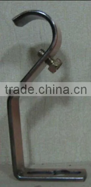 S shape curtain pipe tube holder bracket accessories curtain