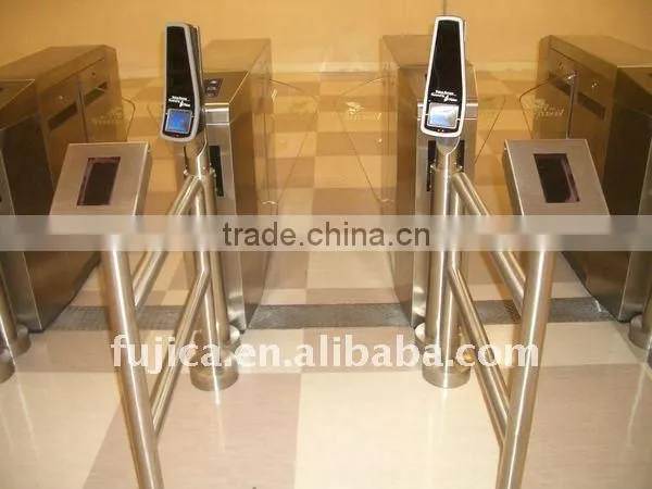 Push button access control Flap Barrier