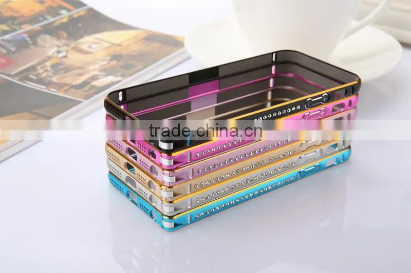 For iphone casings cell phone metal case for iphone 6 plus mobile diamond phone cover for iphone cases