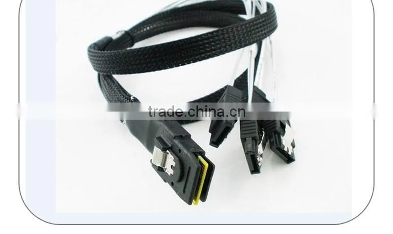 Vision Internal Mini SAS SFF-8087 to 4xSATA reverse breakout cable