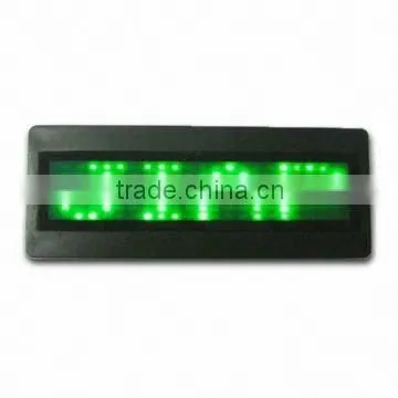 Club used LED mini name badge,led name badge b1236