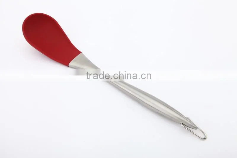 2015 New product stainless steel silicone kitchen utensil set