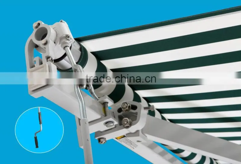 2m * 1.5m- Economic No Cassette Folding arm Awning