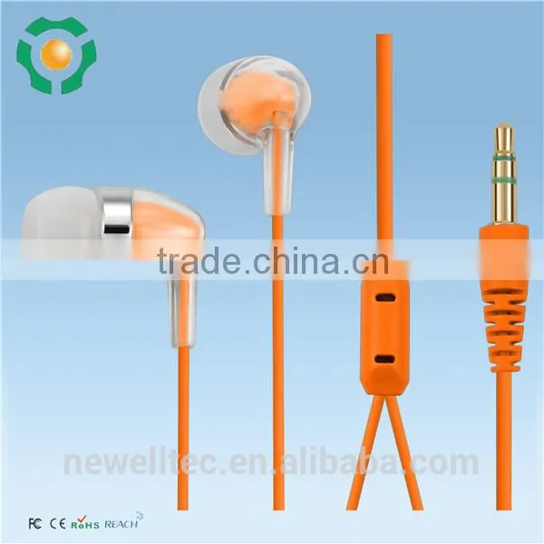 animal design soft PVC pattern catoon earphone