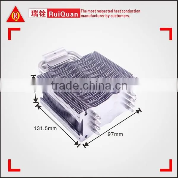 Aluminum heatsink heatpipe for cooling & fan,custom requirements are highly welcome