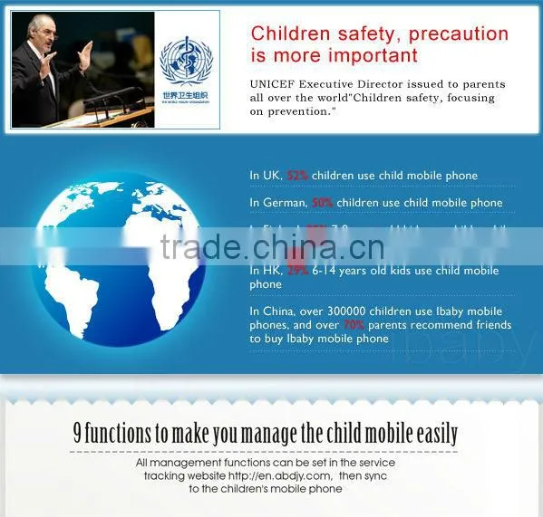 Top IML Technology Ibaby Christmas present children mini gsm phone