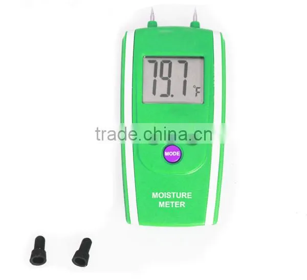 Digital Masonry Wood Moisture Meter with 2 Pin Steel Probe