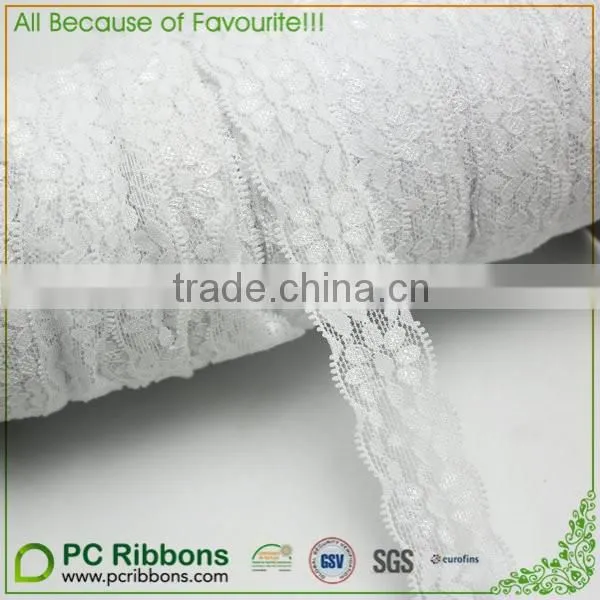 Hot sale elastic lace trim for baby headband