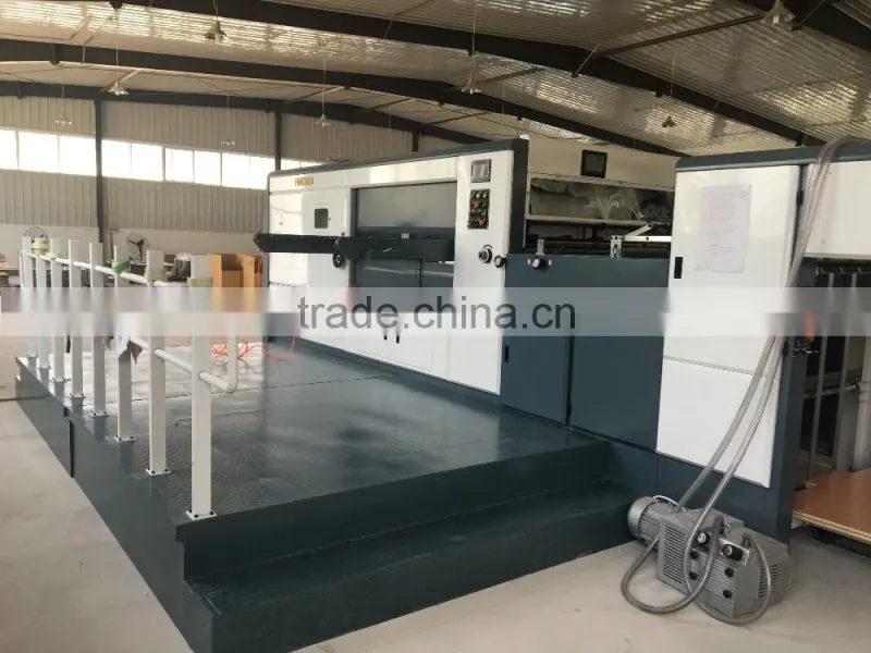 Fully automatic label flat bed die cutting machine