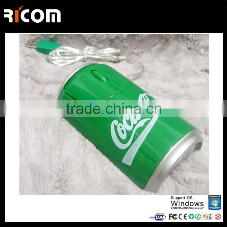cola bottle shape mouse for computer mice --MO7007-----Shenzhen Ricom