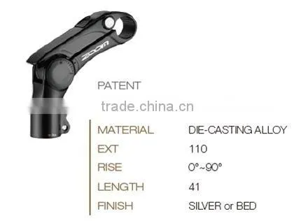 High Quality Bicycle Suspension Handlebar Stem DIE-casting Alloy Bicycle Stem