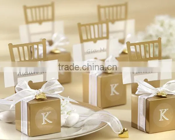 Silver Ribbon Favor Boxes