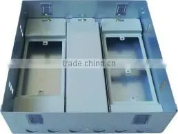 Electrical Floor Box/Floor Outlet Box/under floor service box with 13A SWITCHED SOCKET PLATES